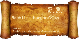 Rochlitz Margaréta névjegykártya